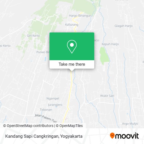 Kandang Sapi Cangkringan map