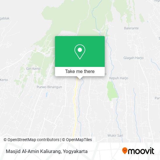 Masjid Al-Amin Kaliurang map