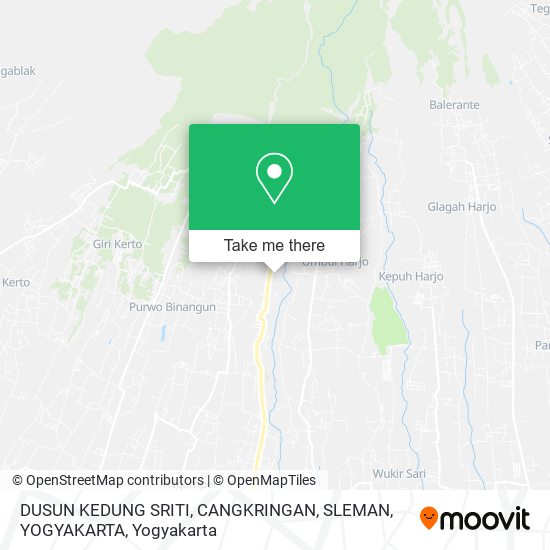 DUSUN KEDUNG SRITI, CANGKRINGAN, SLEMAN, YOGYAKARTA map