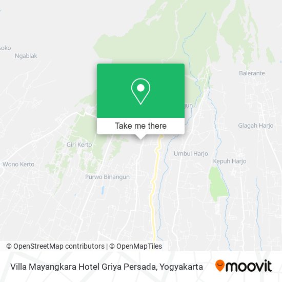 Villa Mayangkara Hotel Griya Persada map