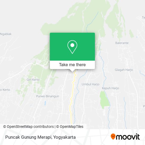 Puncak Gunung Merapi map