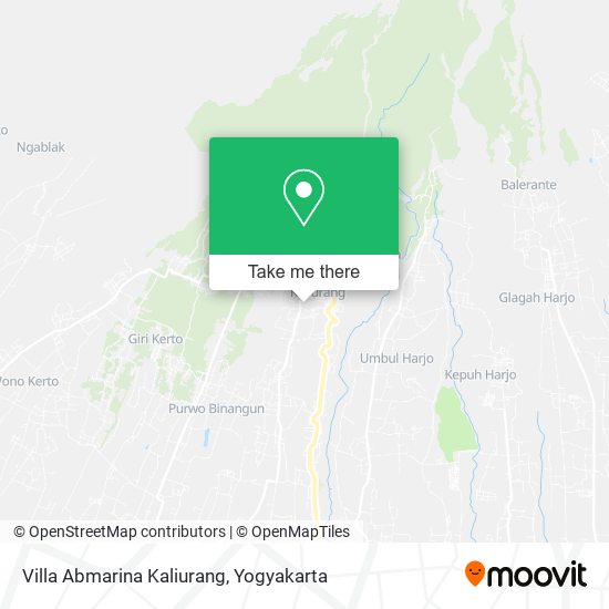 Villa Abmarina Kaliurang map