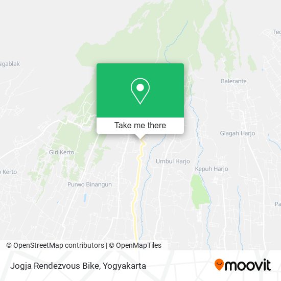Jogja Rendezvous Bike map