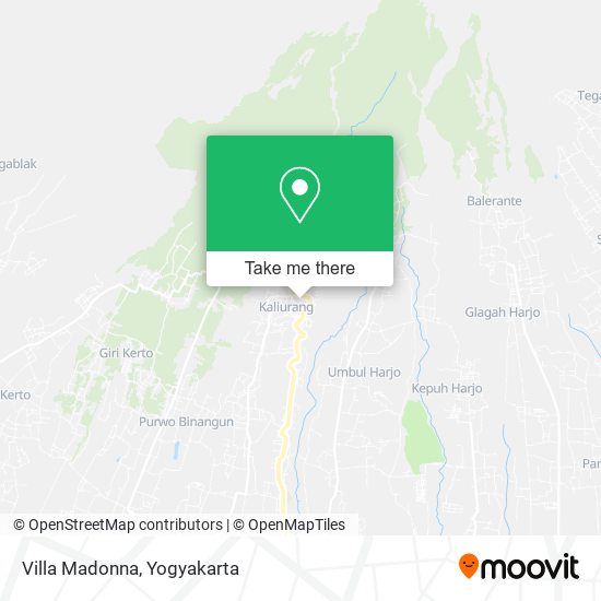 Villa Madonna map