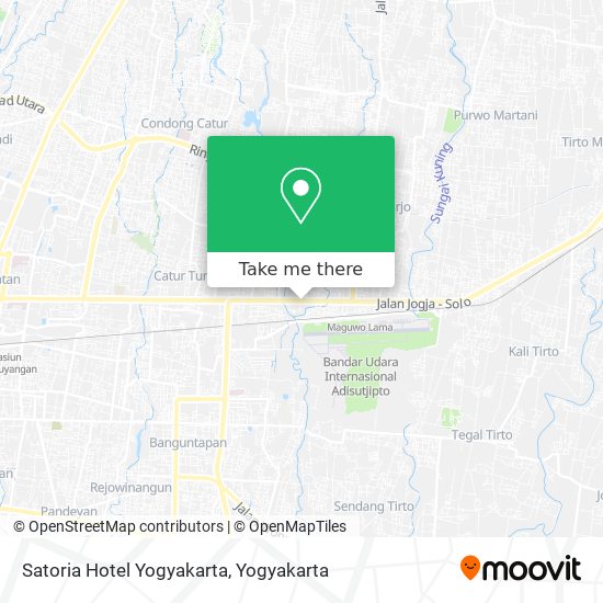 Satoria Hotel Yogyakarta map