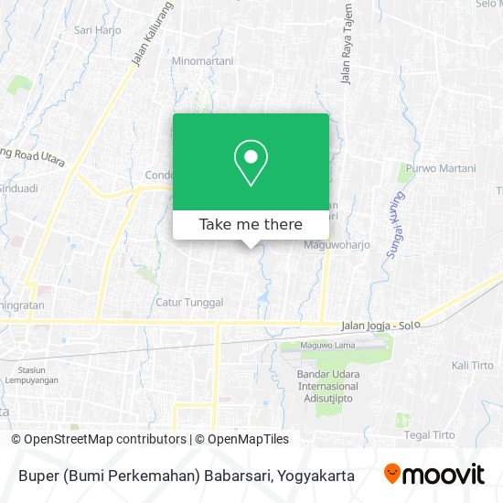 Buper (Bumi Perkemahan) Babarsari map