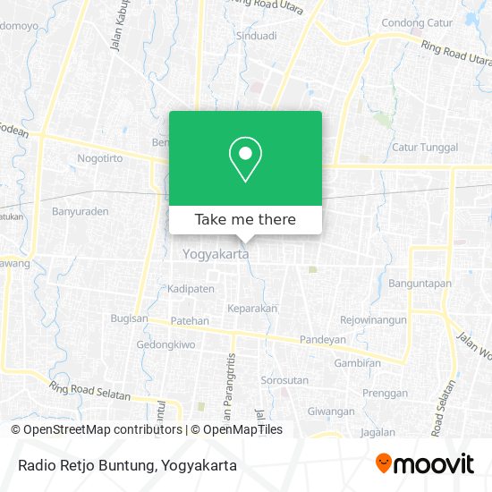 Radio Retjo Buntung map