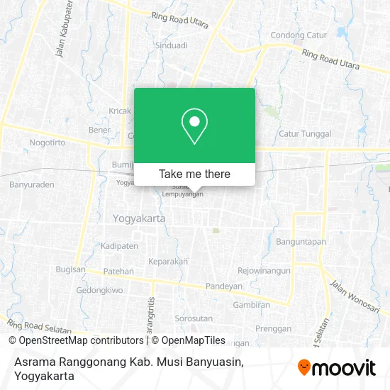 Asrama Ranggonang Kab. Musi Banyuasin map
