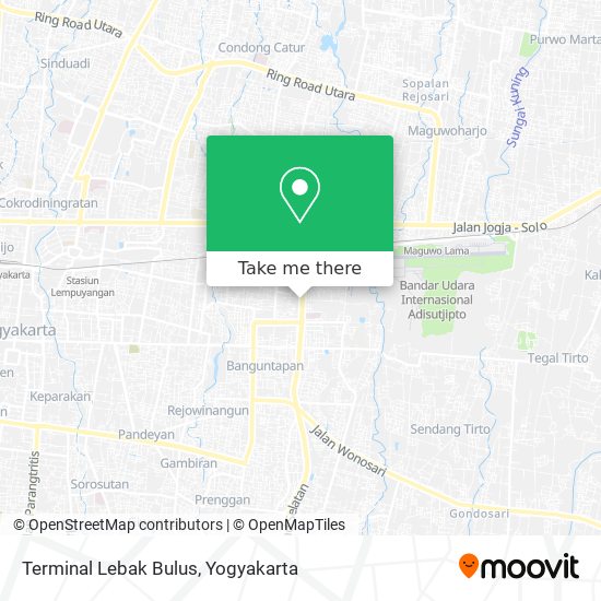 Terminal Lebak Bulus map