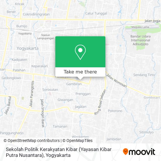 Sekolah Politik Kerakyatan Kibar (Yayasan Kibar Putra Nusantara) map