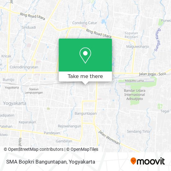 SMA Bopkri Banguntapan map