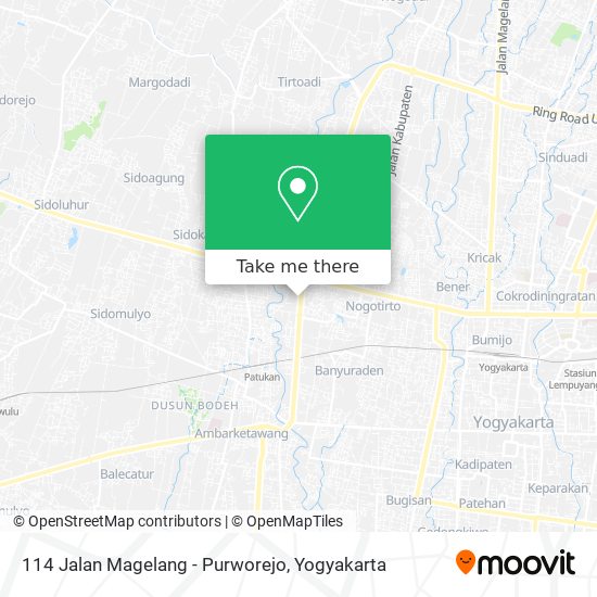 114 Jalan Magelang - Purworejo map