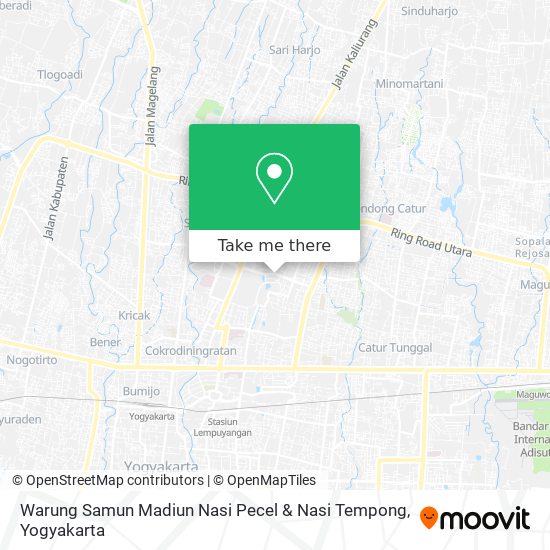 Warung Samun Madiun Nasi Pecel & Nasi Tempong map