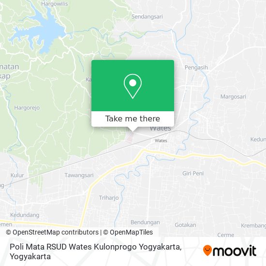 Poli Mata RSUD Wates Kulonprogo Yogyakarta map