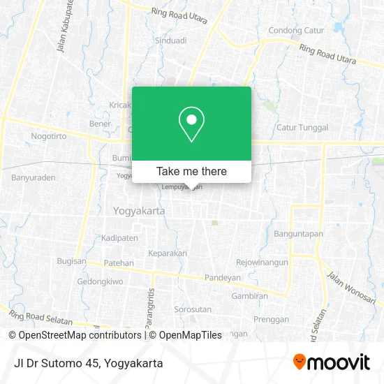 Jl Dr Sutomo 45 map