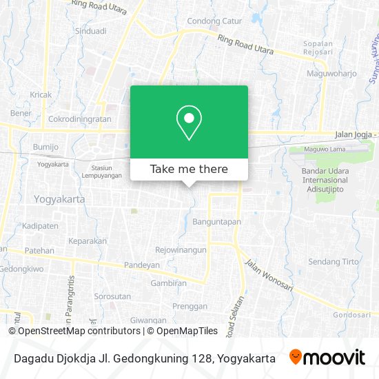 Dagadu Djokdja Jl. Gedongkuning 128 map