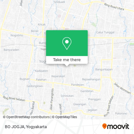 BO JOGJA map