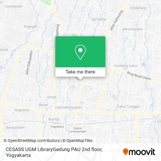 CESASS UGM LibraryGedung PAU 2nd floor map
