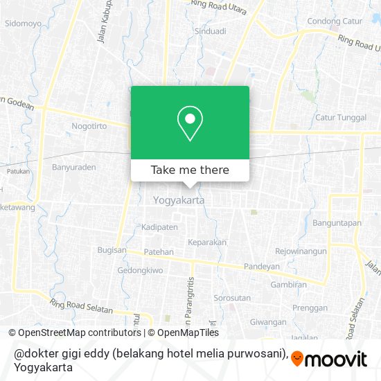 @dokter gigi eddy (belakang hotel melia purwosani) map