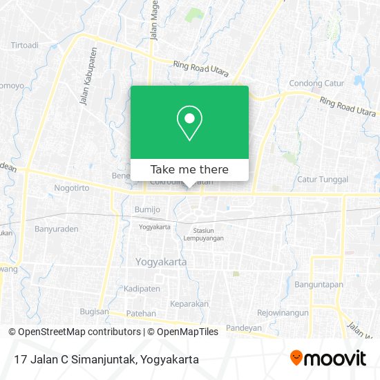 17 Jalan C Simanjuntak map