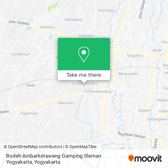 Bodeh Ambarketawang Gamping Sleman Yogyakarta map
