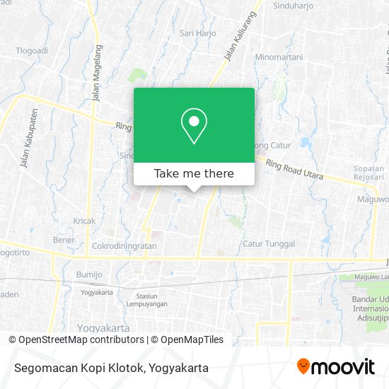 Segomacan Kopi Klotok map