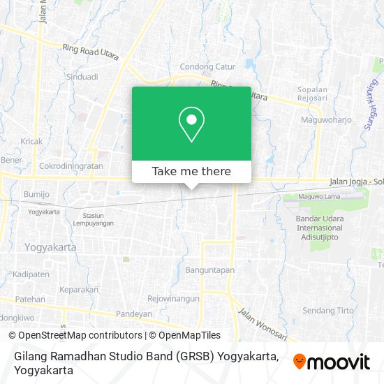 Gilang Ramadhan Studio Band (GRSB) Yogyakarta map