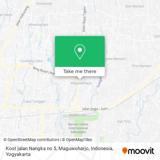 Kost jalan Nangka no 5, Maguwoharjo, Indonesia map