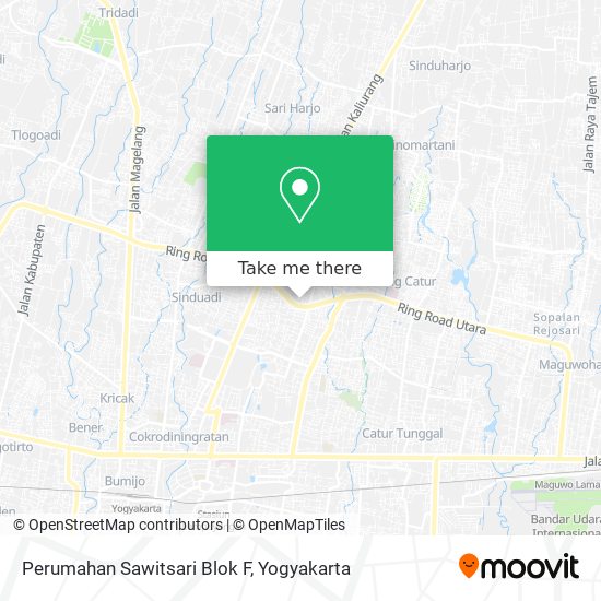 Perumahan Sawitsari Blok F map