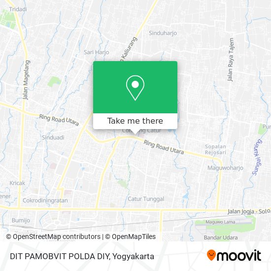 DIT PAMOBVIT POLDA DIY map