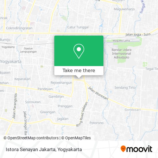 Istora Senayan Jakarta map