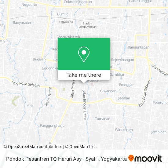 Pondok Pesantren TQ Harun Asy - Syafi'i map