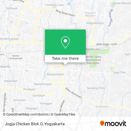 Jogja Chicken Blok O map