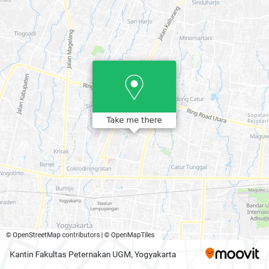 Kantin Fakultas Peternakan UGM map