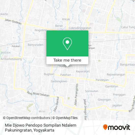 Mie Djowo Pendopo Sompilan Ndalem Pakuningratan map