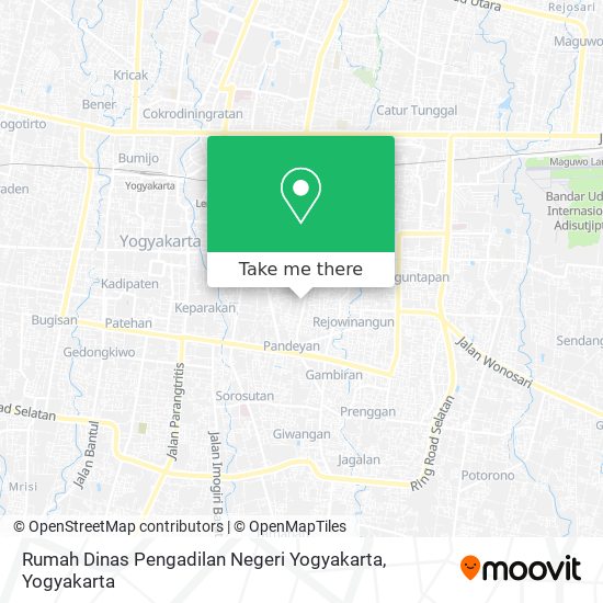 Rumah Dinas Pengadilan Negeri Yogyakarta map