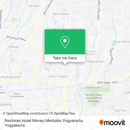 Restoran Hotel Merapi Merbabu Yogyakarta map