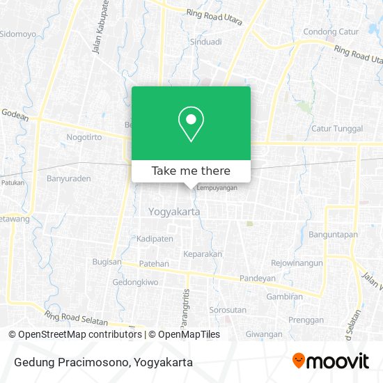 Gedung Pracimosono map