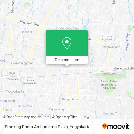 Smoking Room Ambarukmo Plaza map