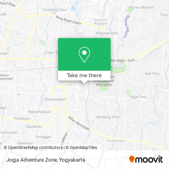 Jogja Adventure Zone map