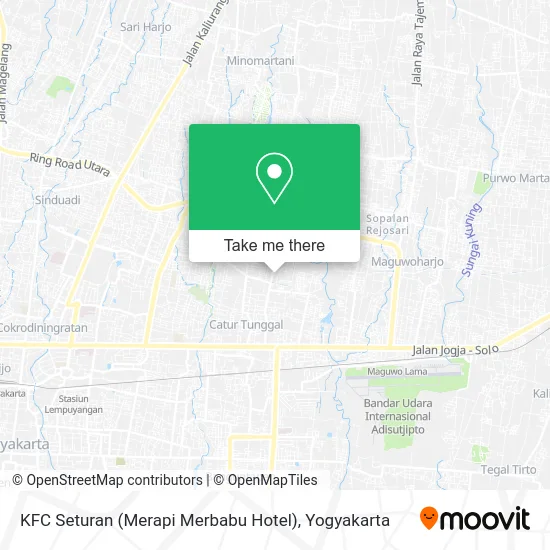 KFC Seturan (Merapi Merbabu Hotel) map