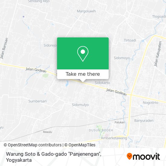 Warung Soto & Gado-gado "Panjenengan" map