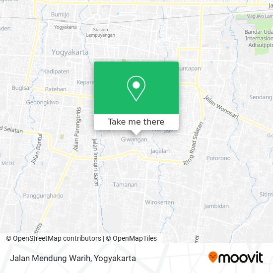 Jalan Mendung Warih map
