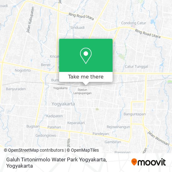 Galuh Tirtonirmolo Water Park Yogyakarta map