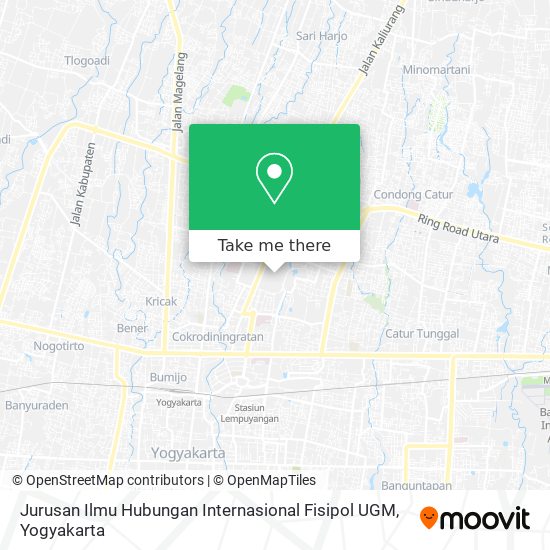 Jurusan Ilmu Hubungan Internasional Fisipol UGM map
