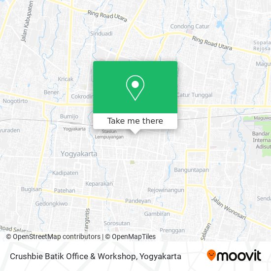 Crushbie Batik Office & Workshop map