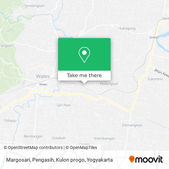 Margosari, Pengasih, Kulon progo map