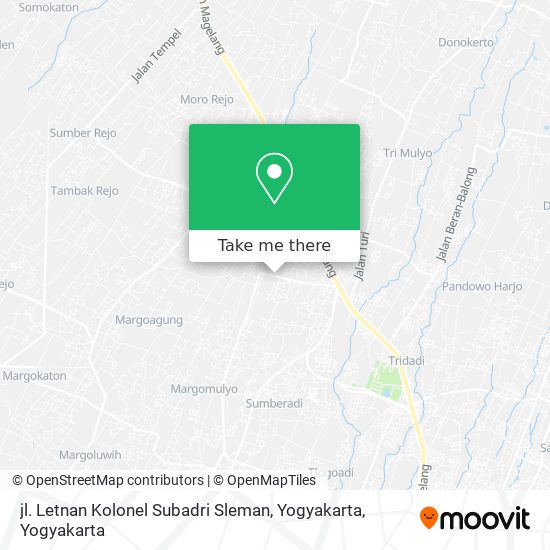 jl. Letnan Kolonel Subadri
Sleman, Yogyakarta map