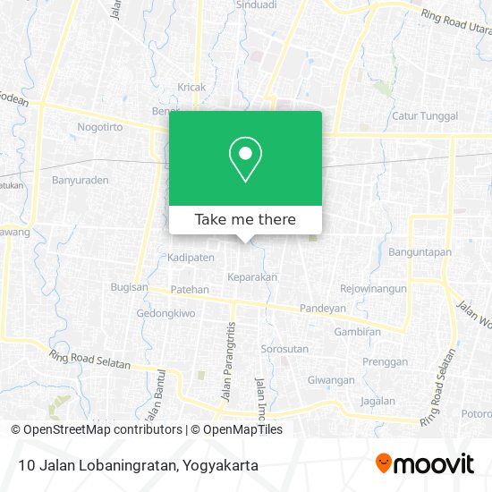 10 Jalan Lobaningratan map