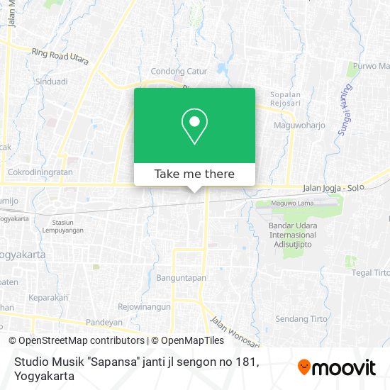 Studio Musik "Sapansa" janti jl sengon no 181 map